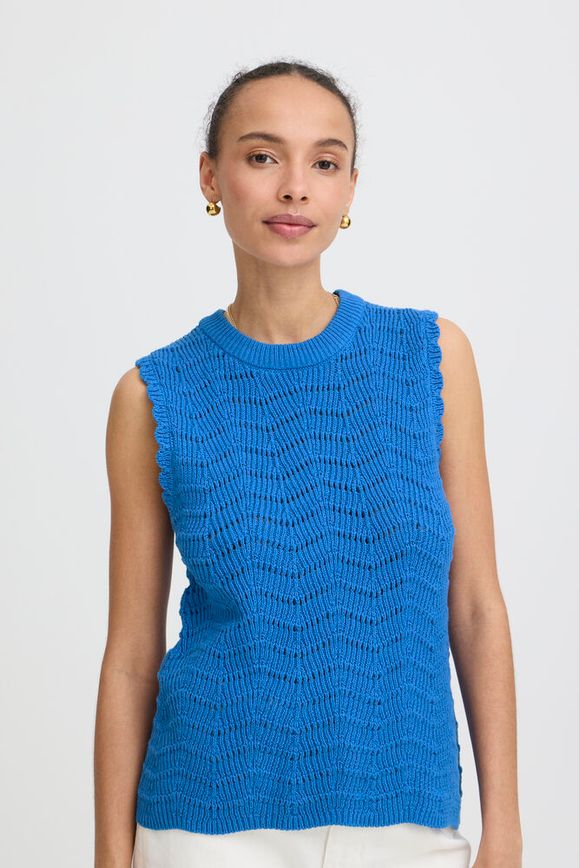 B.young | BYNERO Sleeveless Top | Nebulas Blue