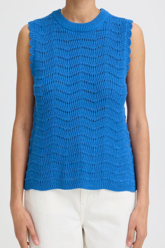 B.young | BYNERO Sleeveless Top | Nebulas Blue