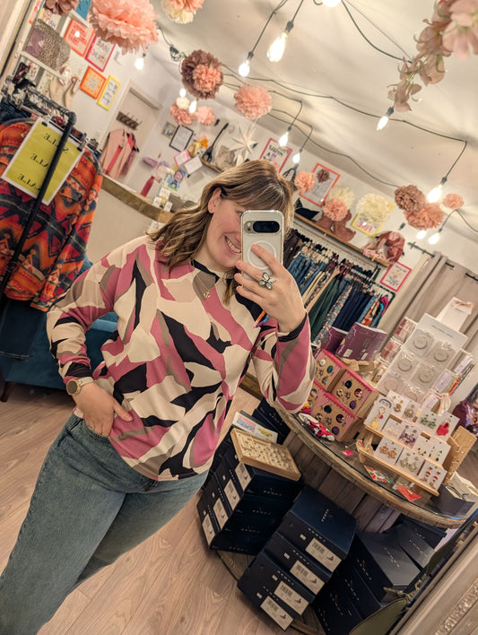 B.young | BYPIETA Top | Pink - Blossom Boutique Online  