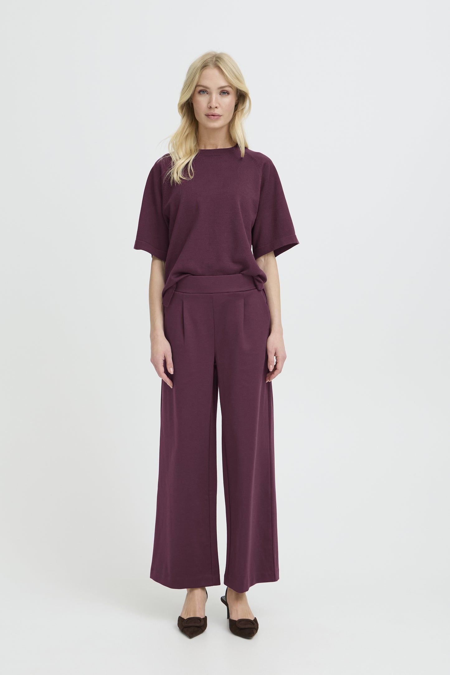 B.young | Rizetta Wide Crop Pant | Fig