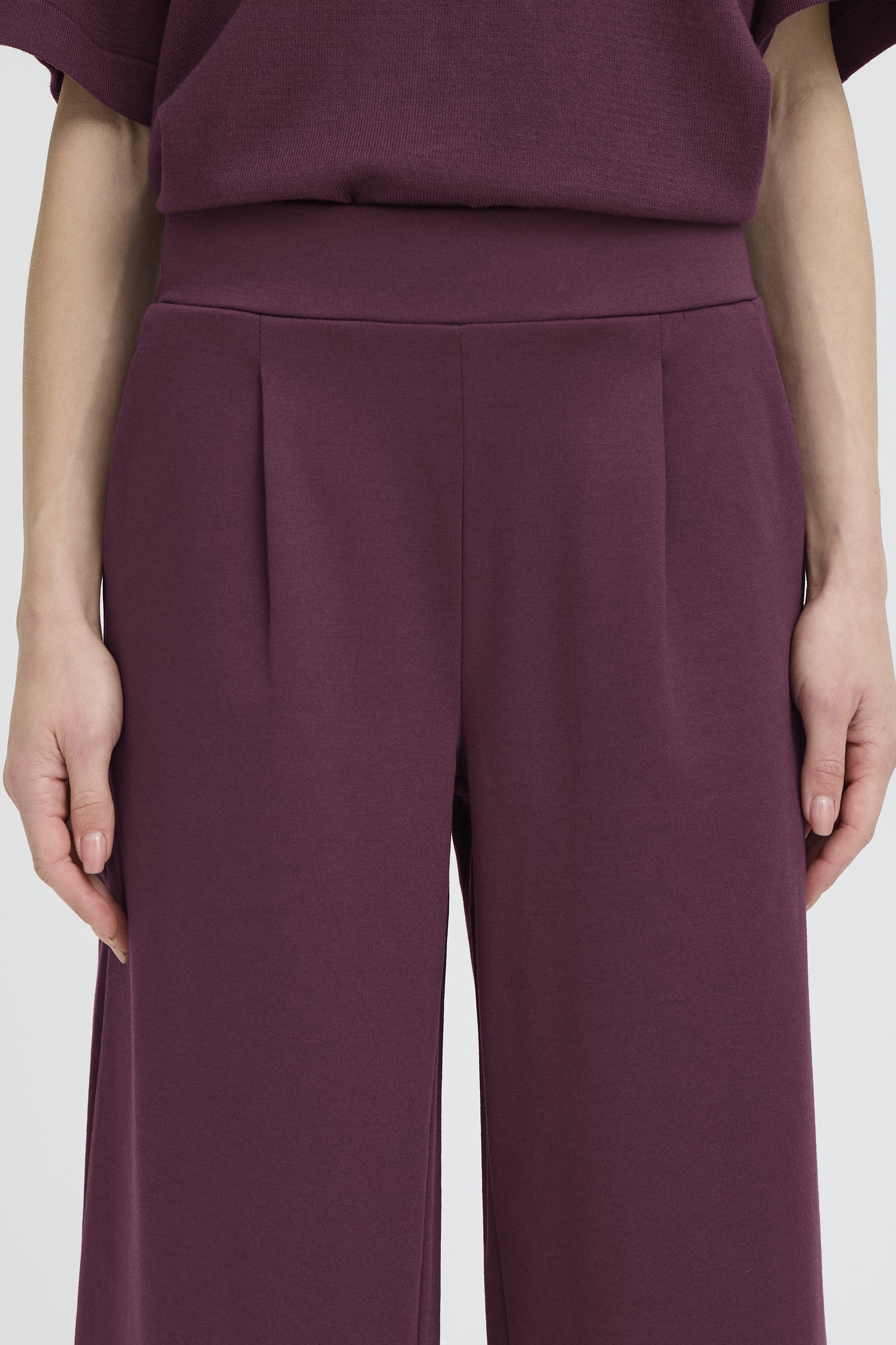 B.young | Rizetta Wide Crop Pant | Fig