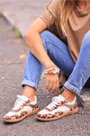 Pre-Order | Leopard Gold Patch Trainers