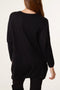 Made In Italy | Flower & Sequin Jumper | Black