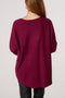 Made In Italy | Diamante Waves Jumper | Berry