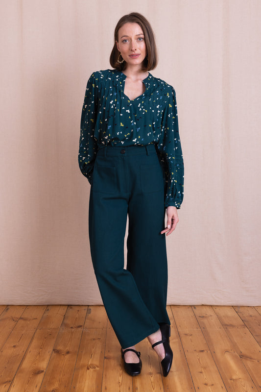 Nomads | Wide Leg Trousers | Teal