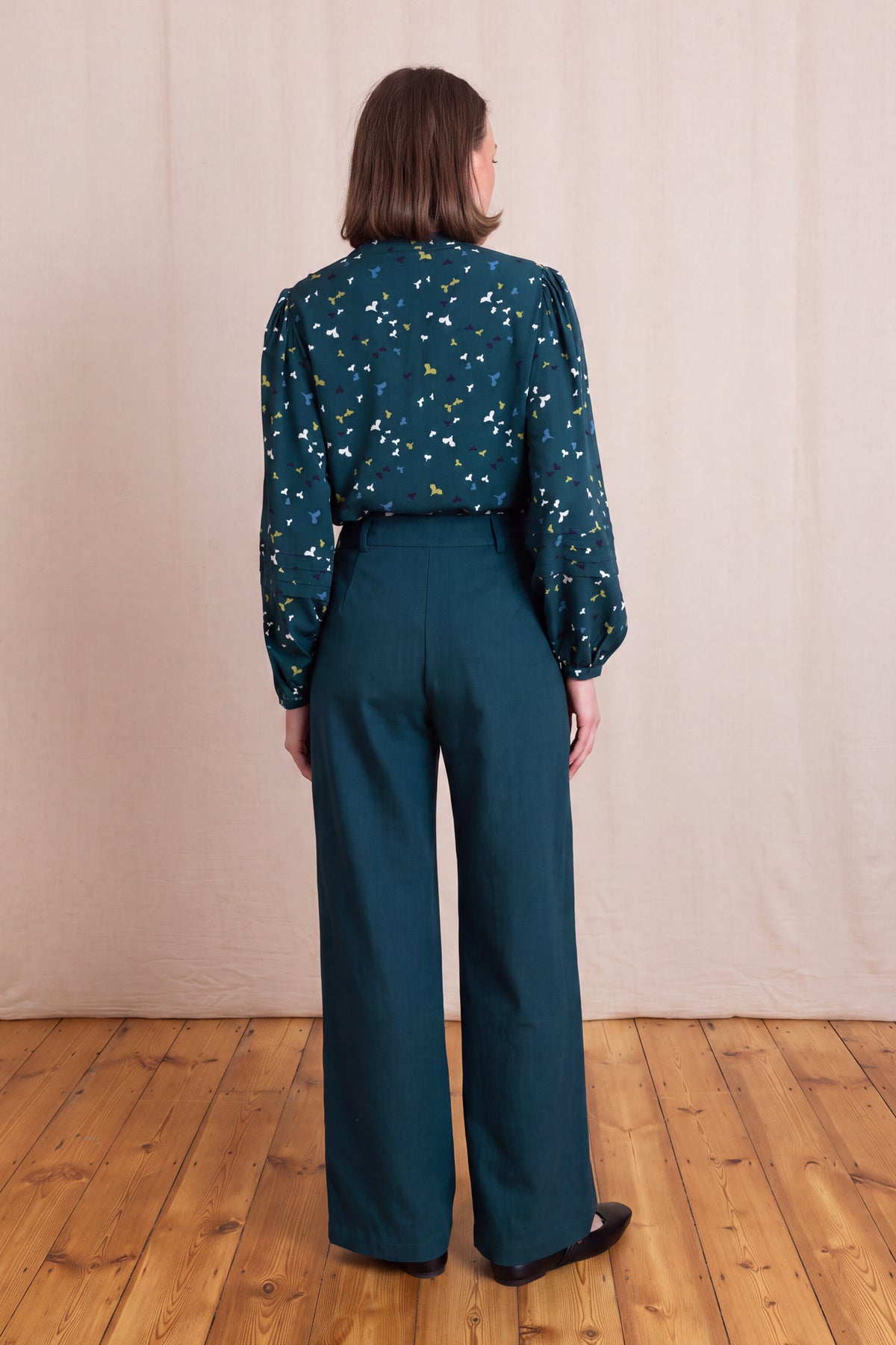 Nomads | Wide Leg Trousers | Teal