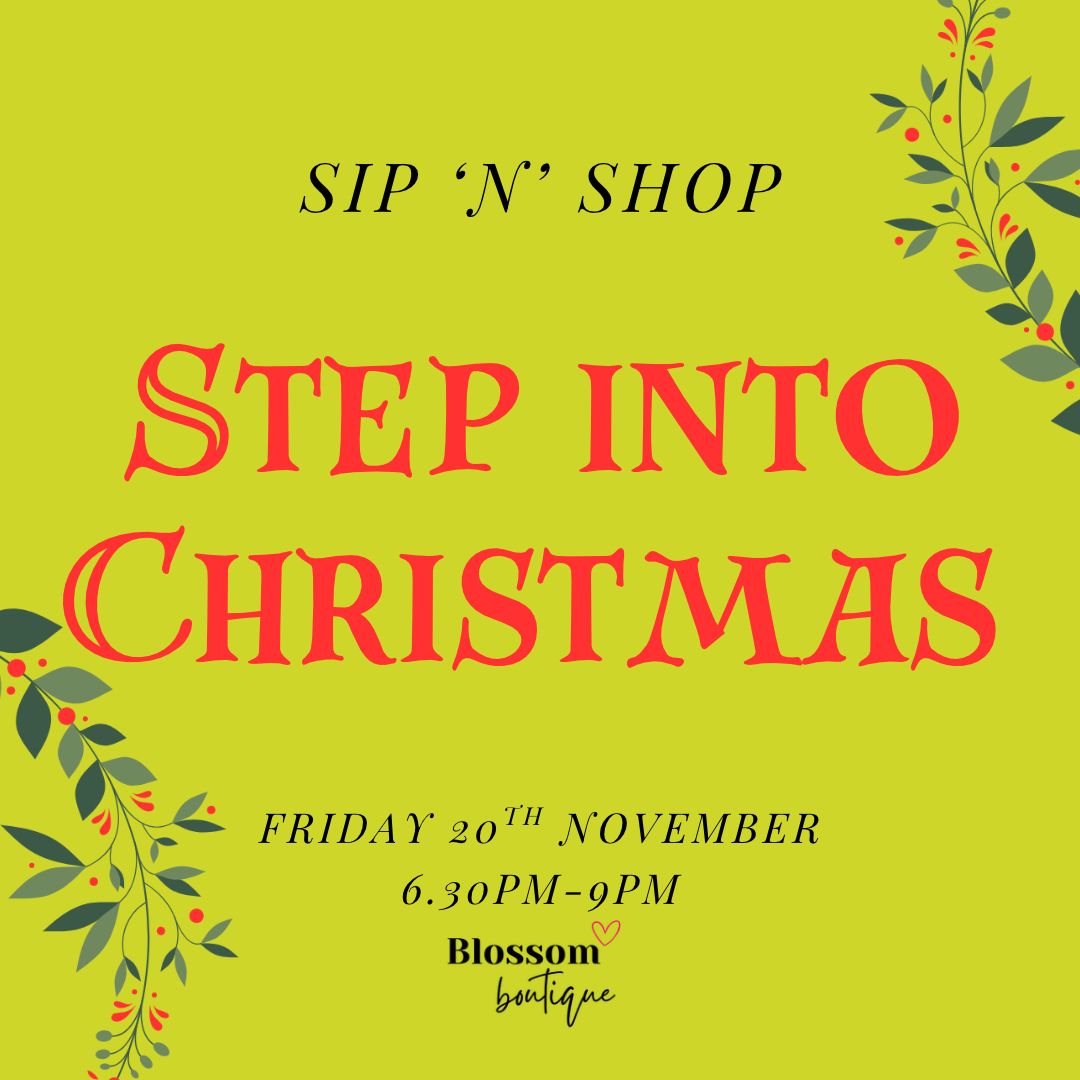 Step Into Christmas | Sip & Shop Christmas Shopping Evening