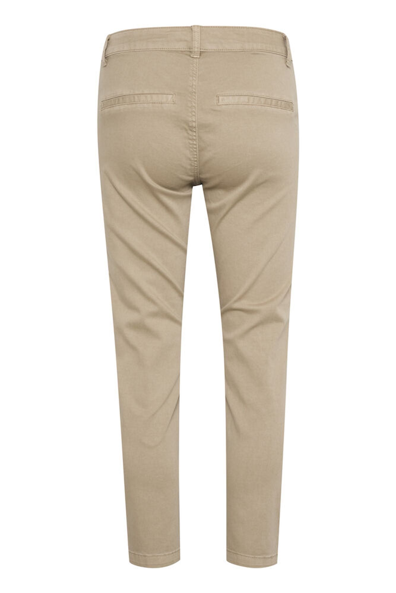 Beige pants on a white background