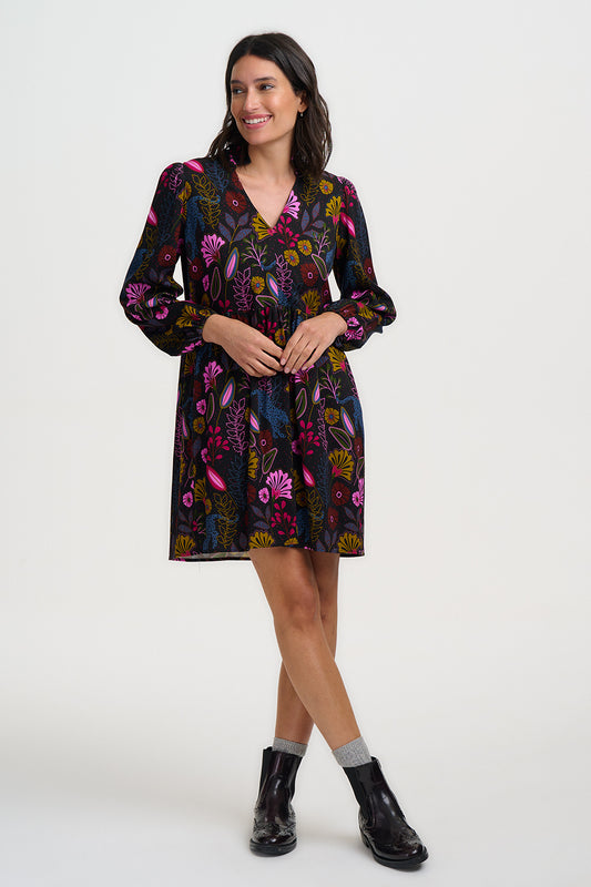 Sugarhill | Indi Sock Dress | Black Jungle Panther
