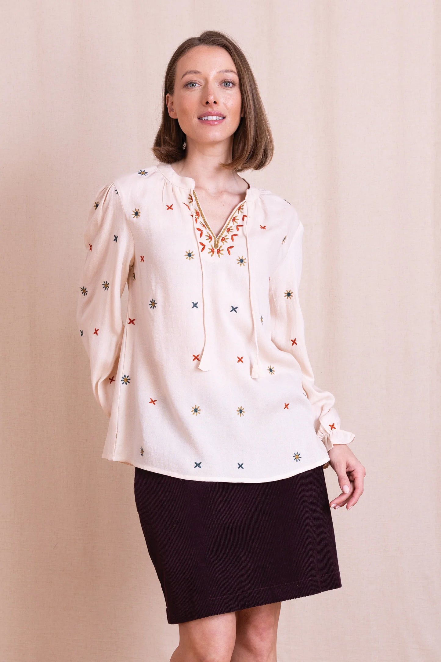 Nomads | Embroidered Top