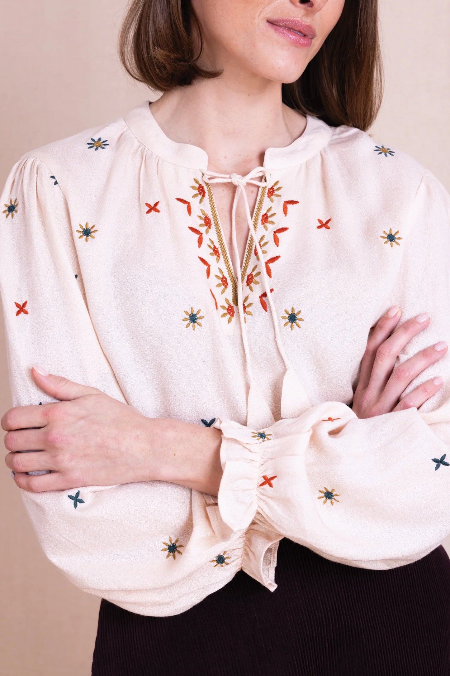 Nomads | Embroidered Top