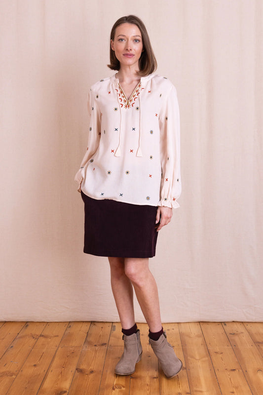 Nomads | Embroidered Top