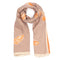 Pre-Order | Elie Beaumont | Winter Scarf - Peach & Sand Feather