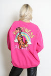 Rainbow slogan sweatshirt