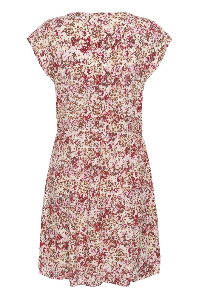 Floral patterned dress on a white background
