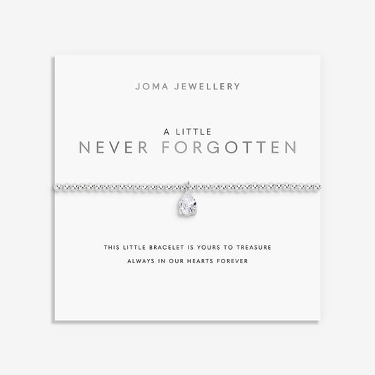 Joma Jewellery | A Little 'Never Forgotten' Bracelet In Silver Plating