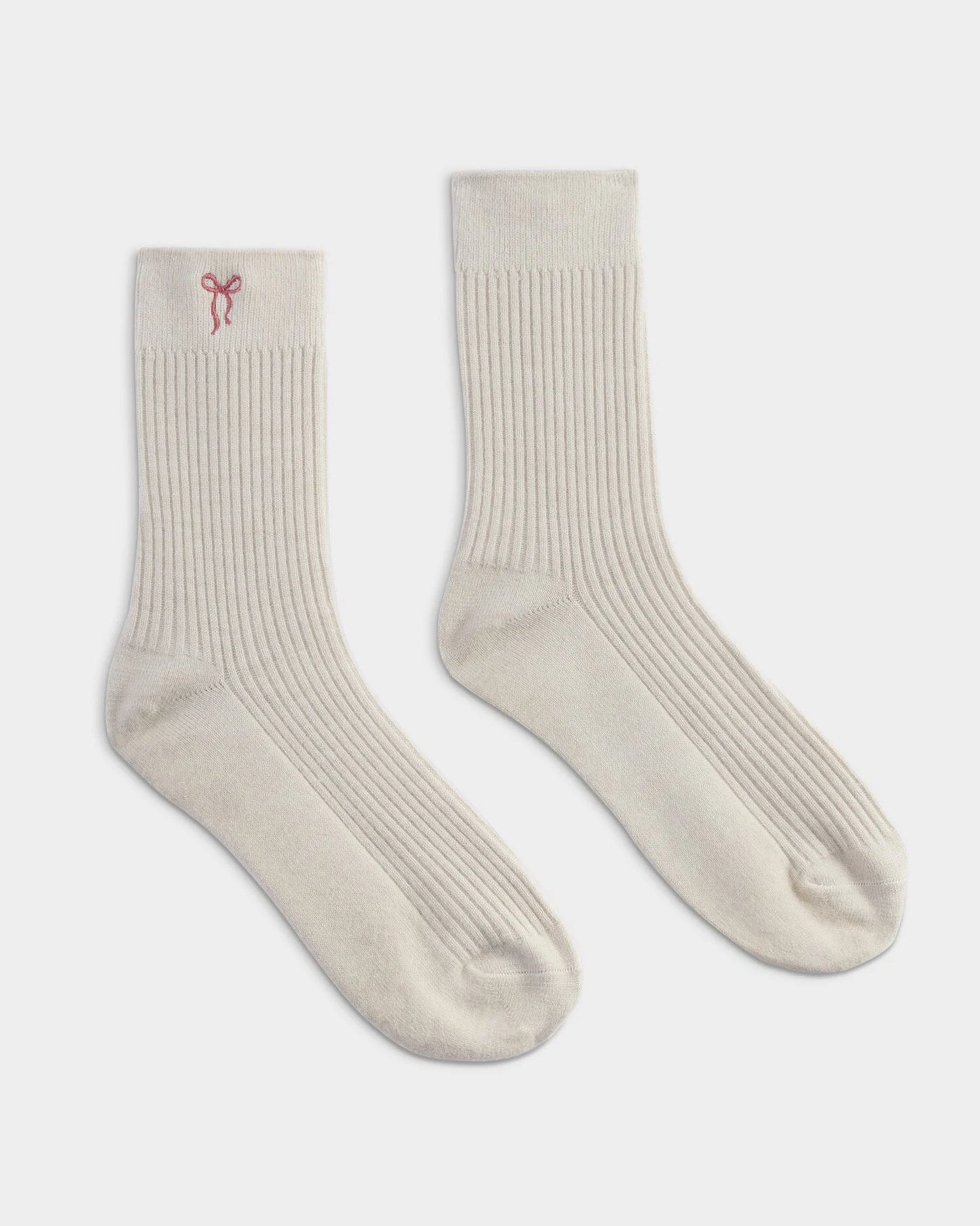Katie Loxton | Gift Box Bow Socks | Off White