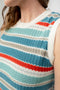 Lily & Me | Eva Organic Cotton Knitted Tank | Stripe