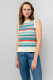 Lily & Me | Eva Organic Cotton Knitted Tank | Stripe