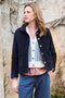 Lily & Me | Ash Stretch Cotton Jumbo Cord Jacket | Navy