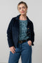Lily & Me | Ash Stretch Cotton Jumbo Cord Jacket | Navy
