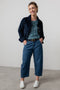 Lily & Me | Ash Stretch Cotton Jumbo Cord Jacket | Navy