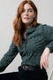 Lily & Me | Hannah Organic Cotton Jersey Frill Shirt | Green