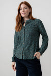 Lily & Me | Hannah Organic Cotton Jersey Frill Shirt | Green