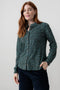 Lily & Me | Hannah Organic Cotton Jersey Frill Shirt | Green
