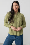 Lily & Me | Wayfaring Blouse | Moss
