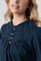 Lily & Me | Luna Blouse | Navy