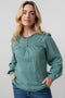 Lily & Me | Luna Blouse | Sea Mist