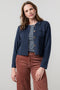 Lily & Me | Chestnut Knit Jacket | Navy