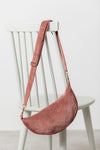 Lily & Me | Cord Crossbody Bag | Antique Rose