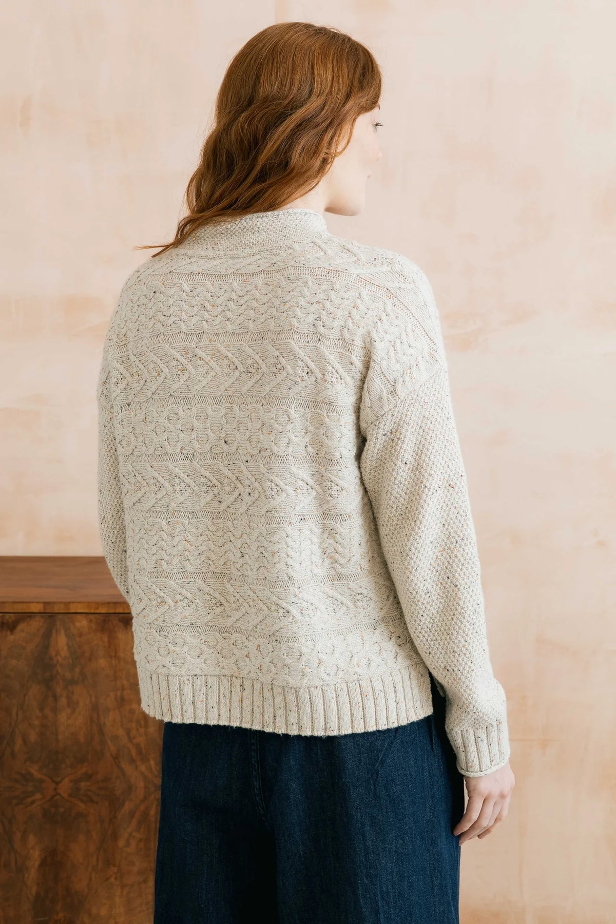Lily & Me | Sonia Cable Knit Jumper | Ecru
