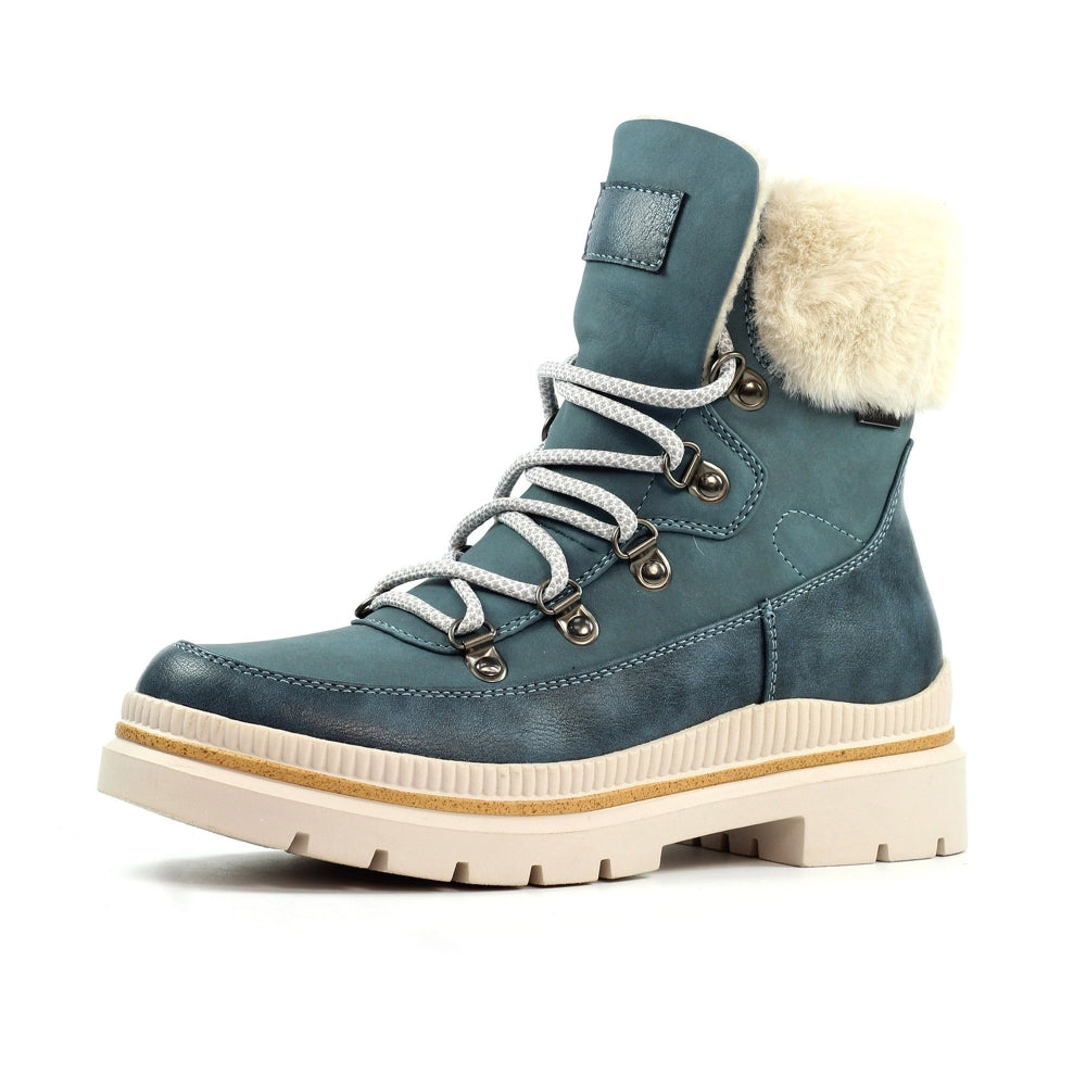 Lunar | Evelyn Waterproof Boot | Blue - Blossom Boutique Online  