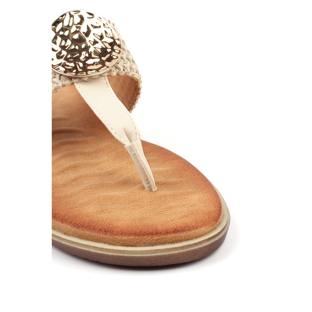 Lunar | Fiona Sandal | White - Blossom Boutique Online  