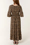 Pre-Order | Shirred Waist Dress | Leopard Print