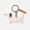 Caroline Gardner | Pink Sausage Dog Keyring