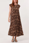 Pre-Order | Leopard Pleated Maxi Dress