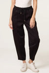 Made In Italy | BarrelLeg Joggers | Black