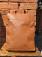 The Tallulah Italian Leather Backpack Bag - Tan