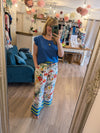 Wide leg summer trousers