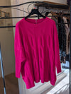 Cable Knit Jumper | Cerise