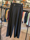 Wide leg trousers | Black