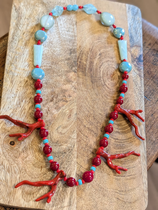 The Token Hunter | Necklace | Red Coral