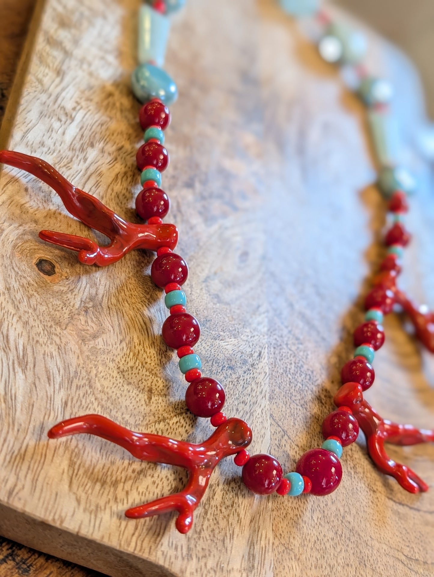 The Token Hunter | Necklace | Red Coral