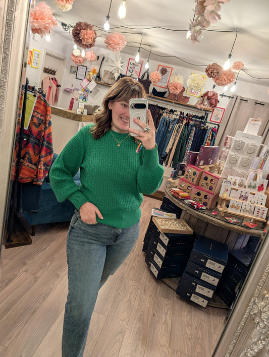 Last One | B.young | BYNERAM Jumper | Leprechaun Green