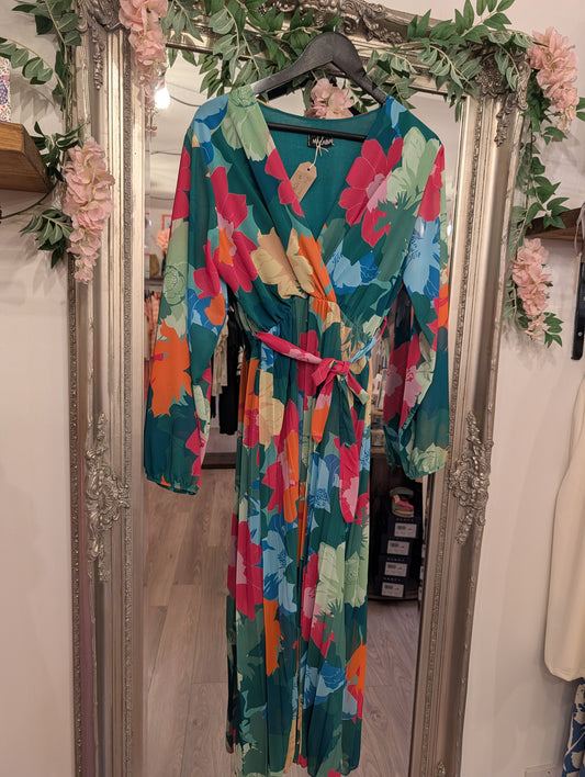 Pre-Loved | Made In Italy Floral Dress | One Size
