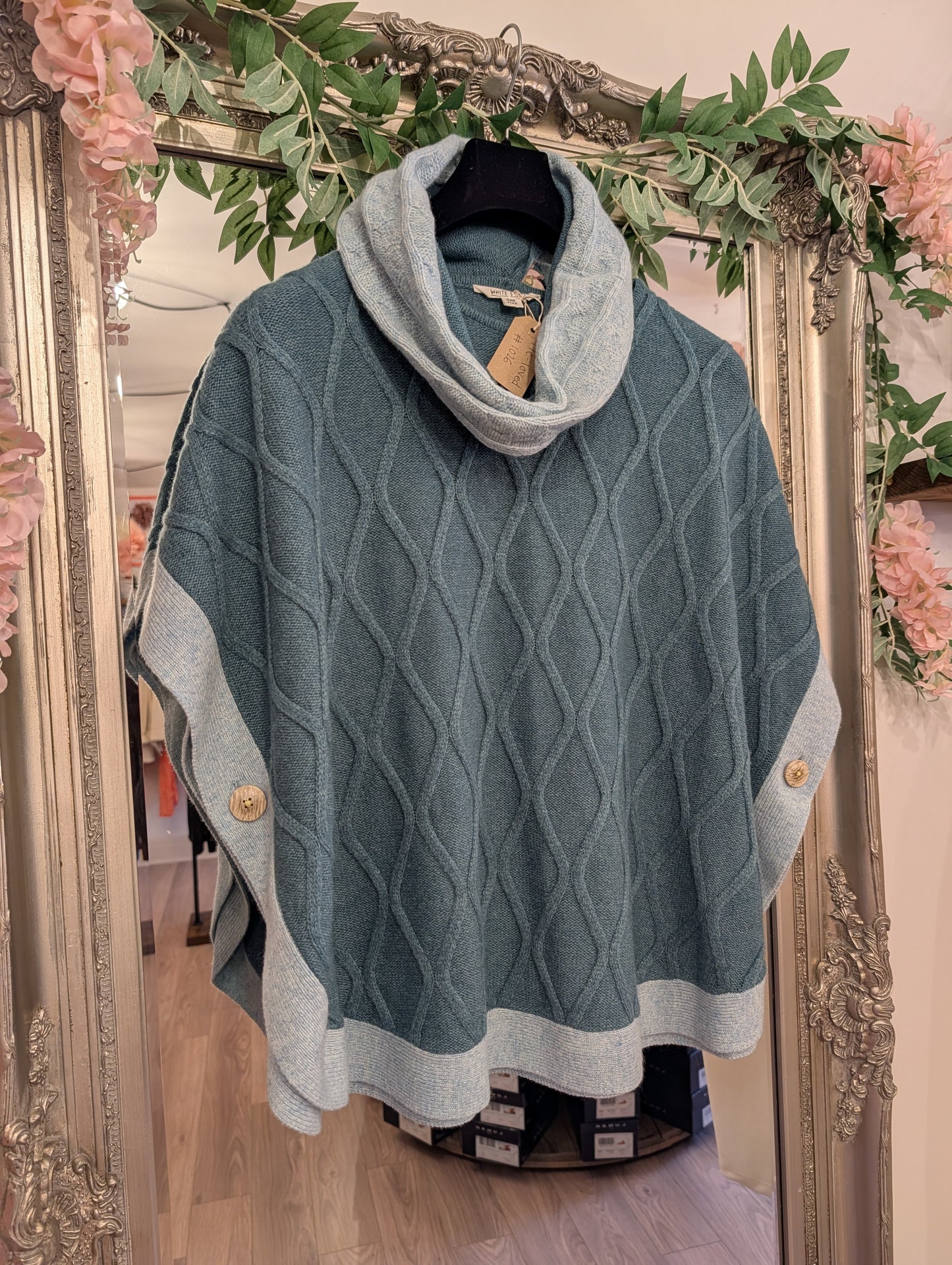 Pre-loved | White Stuff Poncho | One Size